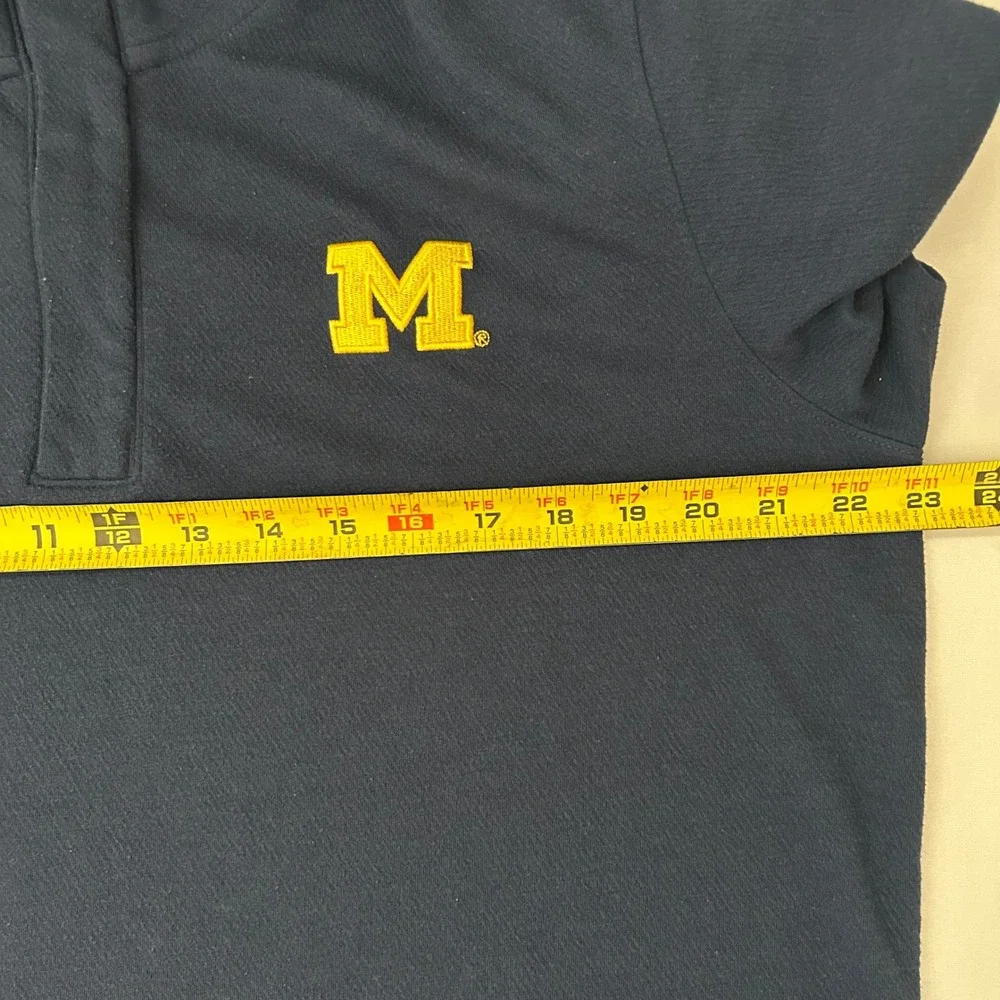 Michigan Wolverines‎ Jordan Pullover Mens L Navy Blue Dri-FIT 1/4 Zip NCAA